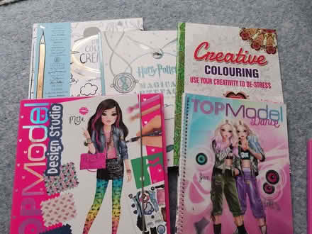 Photo of free Children's (girls?) craft/colouring/notebook things (Winchmore Hill N21) #3