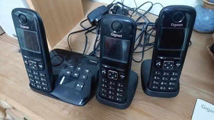 Photo of free Phone set - base unit, 3 handsets - Gigaset (Swinford OX29) #1