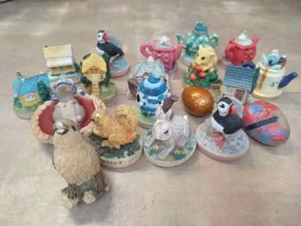 Photo of free tetley tea houses/animal ornaments (Upper Bangor LL57) #1
