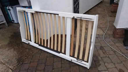 Photo of free Spare single bed with wheels (Tonbridge) #3