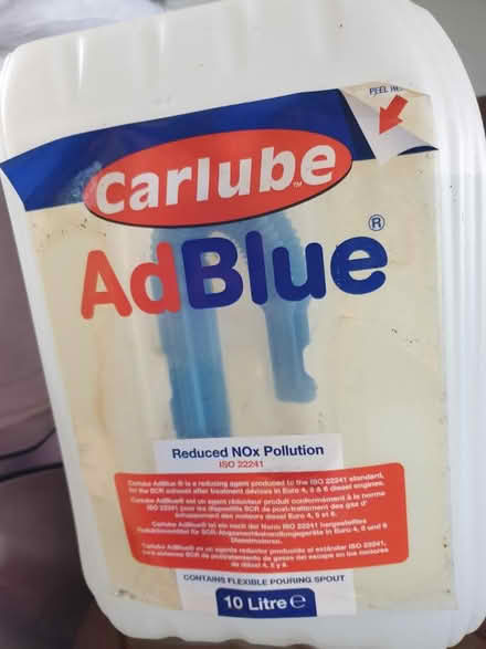 Photo of free 10 L container of AdBlue. Unopened (Harting GU31) #1