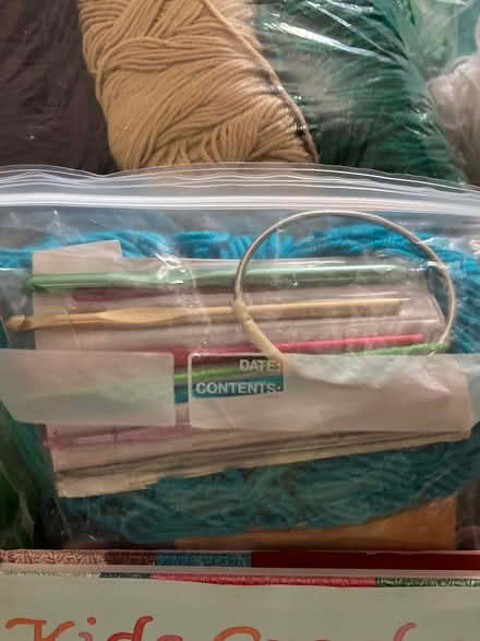 Photo of free Yarn/Hooks/Book (Nashway Dr & W Maple Rd) #2