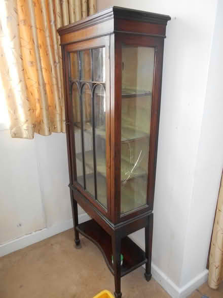 Photo of free GLASS CABINET circa 1920'S in need of repair (Stanmore HA7) #2