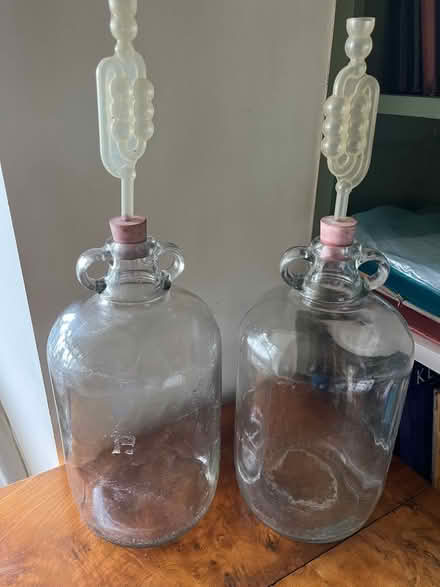 Photo of free 2 glass demijohns (Whiteshill GL6) #1