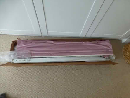 Photo of free Velvet Dusky Rose Roman blind (Chiswell Green AL2) #1