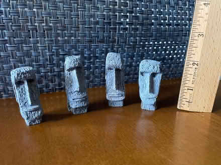 Photo of free Small Easter Island head figurines (Troy - Rochester and Wattles) #1