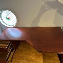 Photo of free Wooden Desk (Yonge/Major Mac) #2