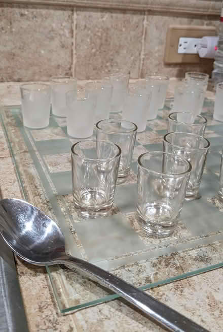 Photo of free game, with shot glasses (Hayward Downtown) #2