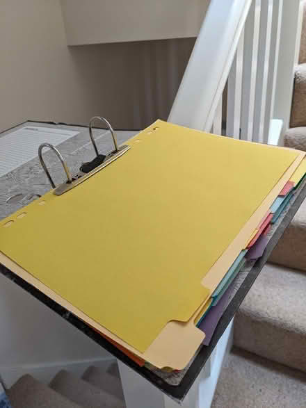 Photo of free 11 A4 lever arch and ringbinder files - GL52 (Sainsburys GL52) #2