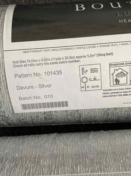 Photo of free X3 unopened tolls of wallpaper (PO19) #2