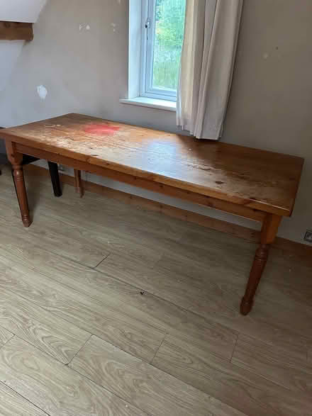 Photo of free Large pine table (BA2) #1