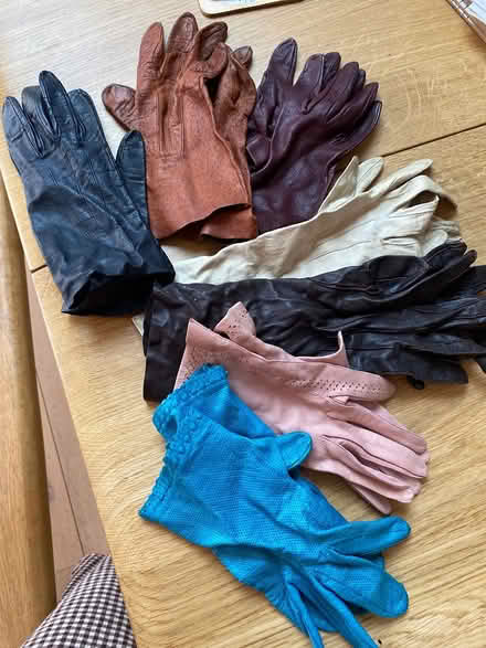 Photo of free 7 pairs of ladies leather gloves (Corsham) #1