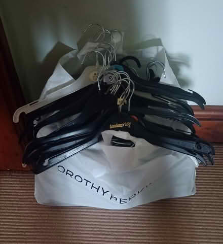 Photo of free Large bag of hangers (Wrexham LL11) #1