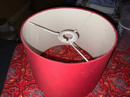 Photo of free Red lightshade (Bedford MK42) #1