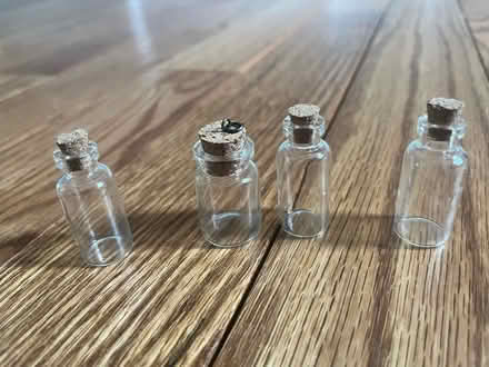 Photo of free Small glass cork bottles (Arnold) #2