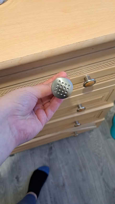 Photo of free Chest of drawers and bedside drawer set (Abbeydale GL4) #4