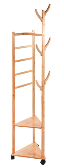 Photo of free 2 Bamboo Coat Rack Stands w/wheels (Bramcote NG9) #2