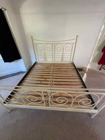 Photo of free Ikea super king size bed frame. NO mattress (Kingston Vale SW15) #1