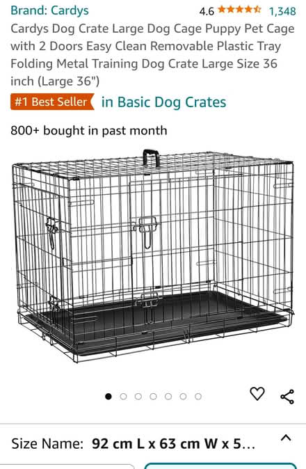 Photo of free Dog crate large (Bromley North BR1) #1