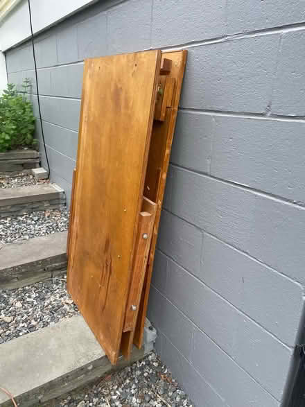 Photo of free Wooden desk (North Waltham) #1