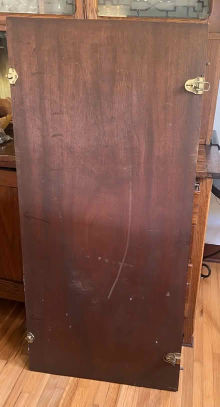 Photo of free Dining room table with two leaves (Old Town Orange) #4