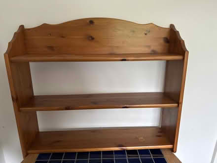 Photo of free Pine wall shelving unit (Liss GU33) #1