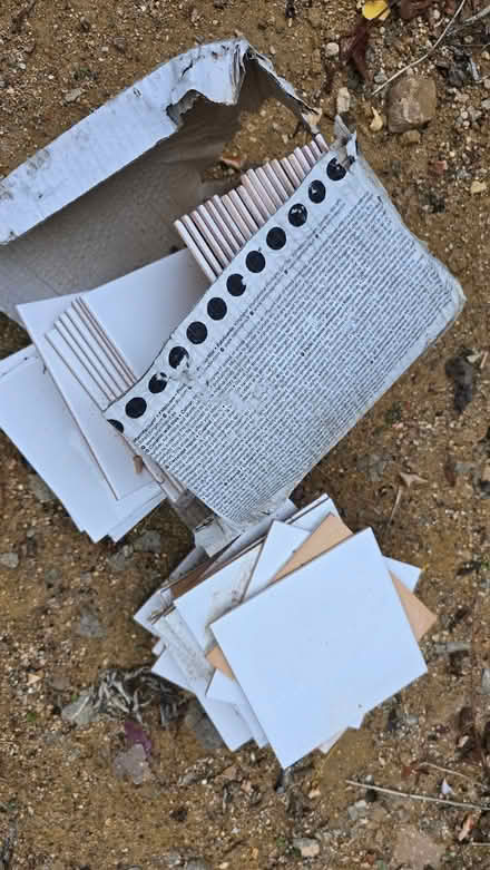 Photo of free Approximately 75 white 15cm tiles (New Bradwell MK13) #2