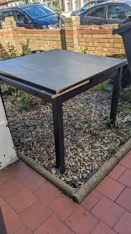 Photo of free Black square table (Thornton Heath CR7) #1