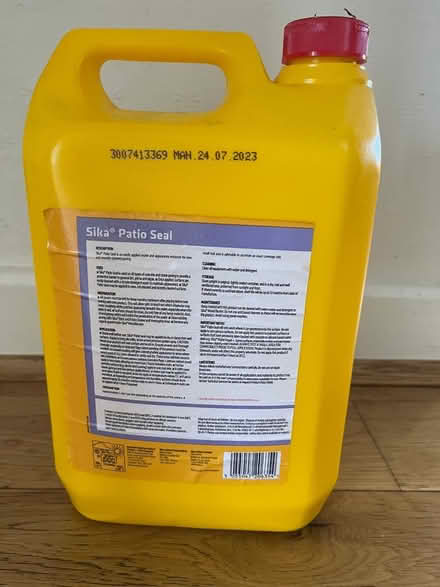 Photo of free 5L Silka patio sealant unopened (Battledown GL52) #2