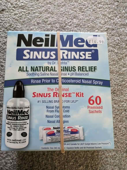 Photo of free Neil Med sinus rinse x60 unopened sachets (Hove BN3) #1