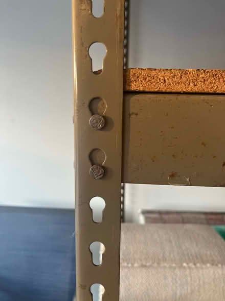 Photo of free Large industrial shelves (Coffey Park) #2