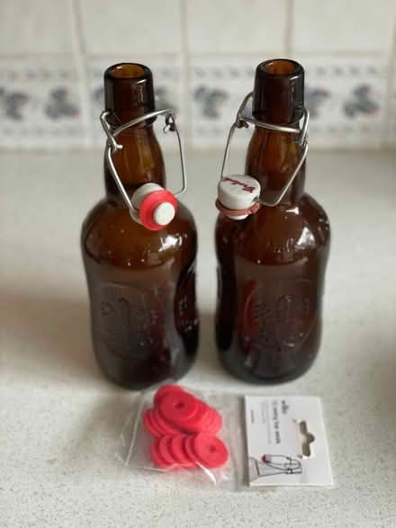 Photo of free 19 Grolsch bottles (for bottling homebrew) (Oxenholme LA9) #1