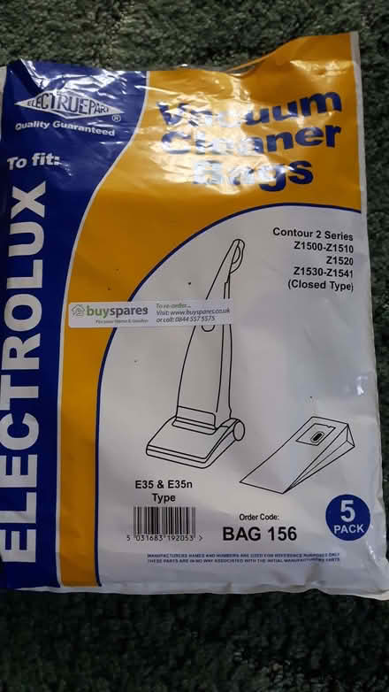 Photo of free Vacuum Cleaner Bags (Old Town TN40) #1