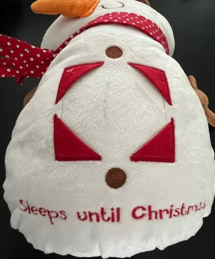 Photo of free M&S Christmas countdown snowman (Burnopfield NE16) #2