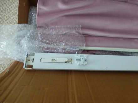 Photo of free Velvet Dusky Rose Roman blind (Chiswell Green AL2) #2