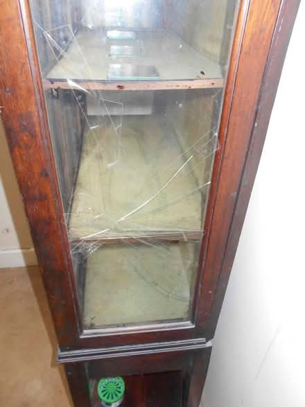 Photo of free GLASS CABINET circa 1920'S in need of repair (Stanmore HA7) #3