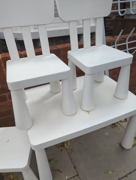 Photo of free Ikea kids table and chairs (Southwark) #2