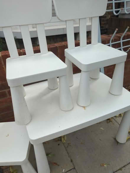 Photo of free Ikea kids table and chairs (Southwark) #2