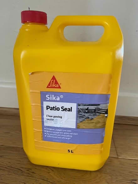 Photo of free 5L Silka patio sealant unopened (Battledown GL52) #1