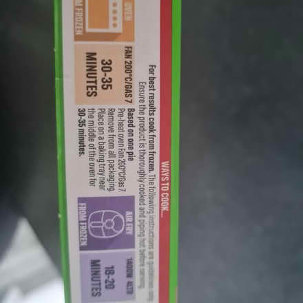 Photo of free 2 frozen lamb and mint pies (Northfield B31) #2