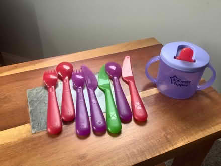 Photo of free Plastic cutlery and toddler cup (Corstorphine EH12) #2