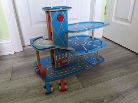Photo of free Wooden toy garage & cars (Outwood WF1) #1