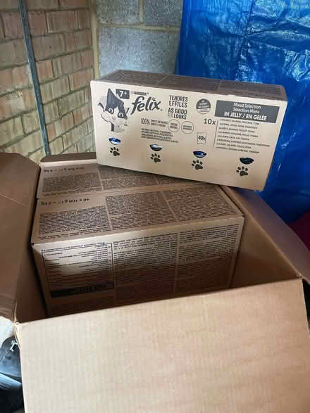 Photo of free 120 pouches of Felix 7+ mixed selection cat food (Edenbridge TN8) #1