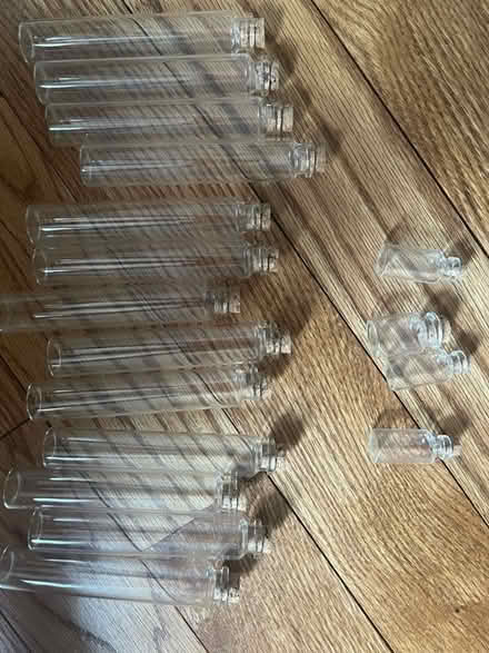 Photo of free Small glass cork bottles (Arnold) #1