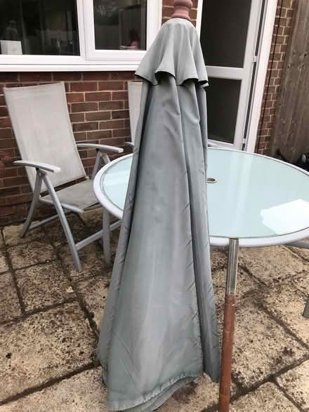 Photo of free Garden table and parasol (Waterlooville) #2
