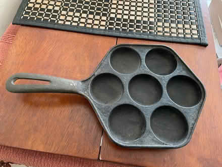 Photo of free Cast-iron Danish pancake pan. (Sydenham SE26) #1