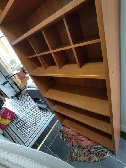 Photo of free Tall sturdy wood shelves (G42) #2