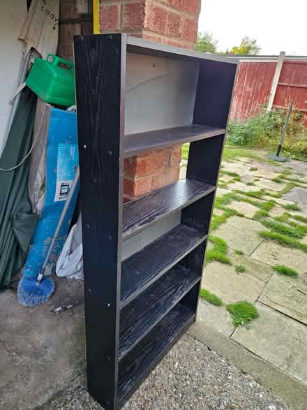 Photo of free small black bookshelf (Warwick CV34) #2