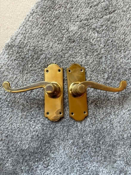 Photo of free Brass door handles (BR3 Beckenham) #2