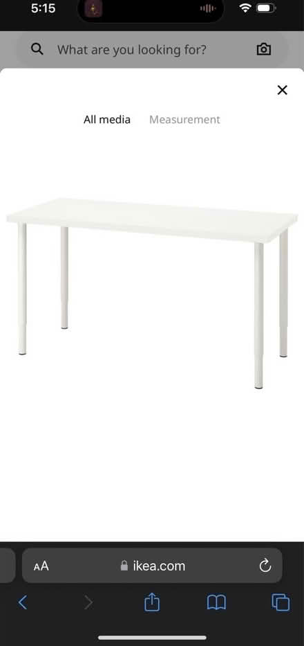 Photo of free White Ikea Desk -similar to photo (Olney) #1